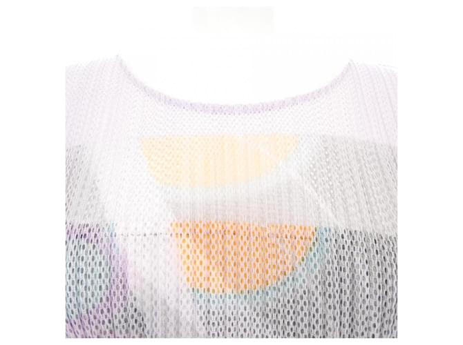 Issey Miyake Top Pleats Please Castaño Púrpura - vista 4