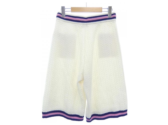 Timeless Short de cachemira Chanel Blanco - vista 2