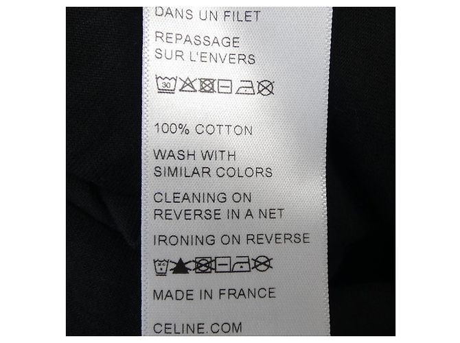 Céline T-shirt Celine Nero - vista 3