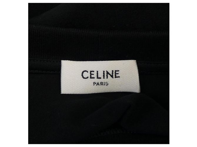 Céline T-shirt Celine Nero - vista 4