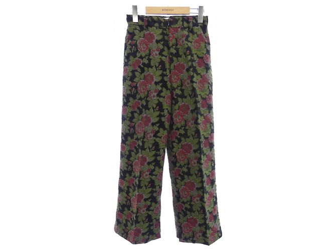 Autre Marque BELPER Hose Schwarz Grün - Ansicht 5