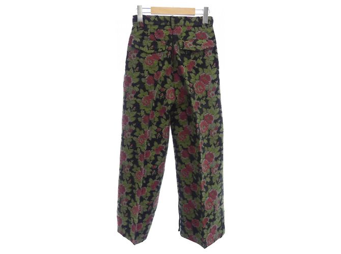 Autre Marque BELPER Hose Schwarz Grün - Ansicht 6