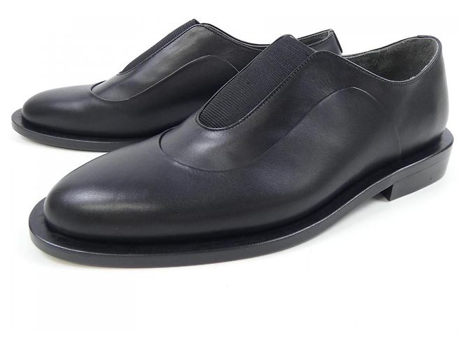 Autre Marque ISHMM Lederschuhe Schwarz - Ansicht 3