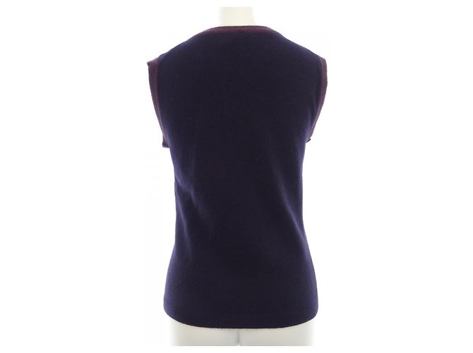 Conjunto de Cachemira Chanel P20298V01207 Azul Azul marino - vista 8