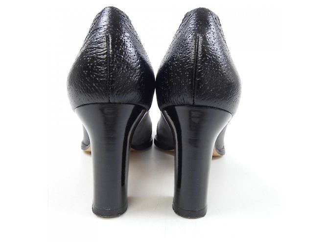 Décolleté Salvatore Ferragamo Marrone Nero - vista 5