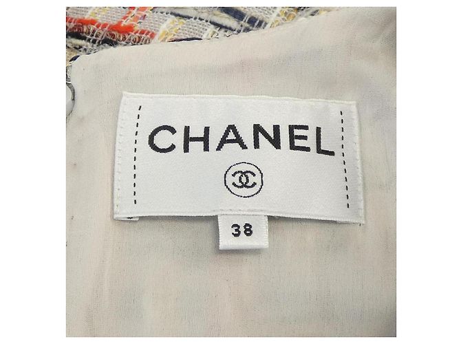 Timeless Chanel Kleid Braun Schwarz Weiß - Ansicht 5