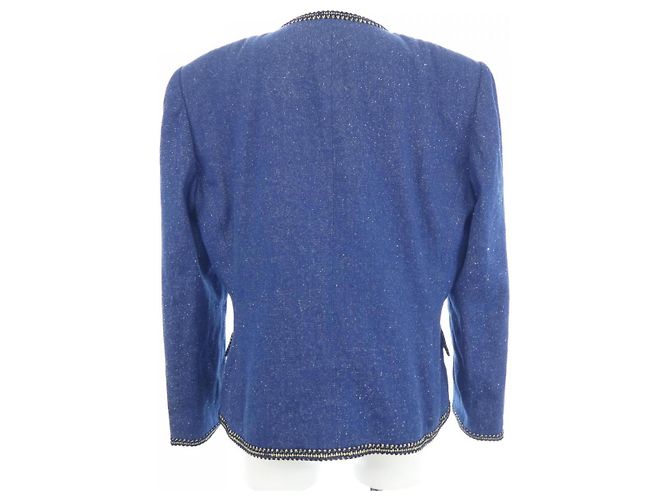 Autre Marque Chaqueta sin cuello Leonard Fashion Azul Azul marino - vista 2