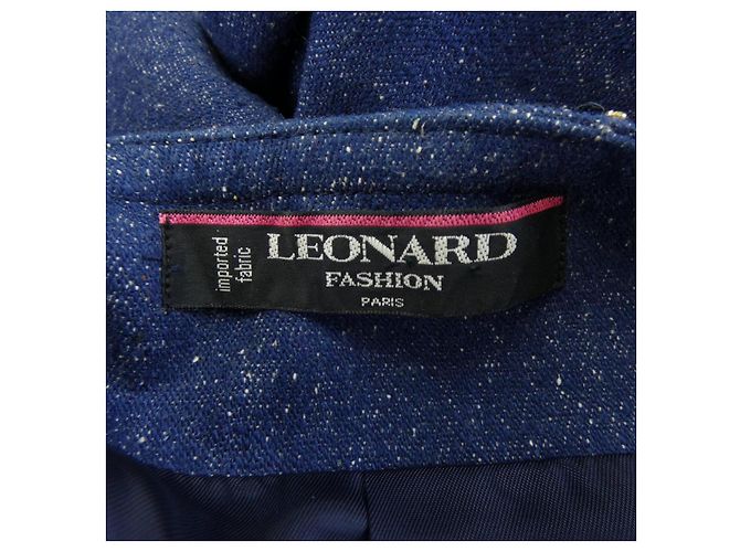 Autre Marque Chaqueta sin cuello Leonard Fashion Azul Azul marino - vista 4