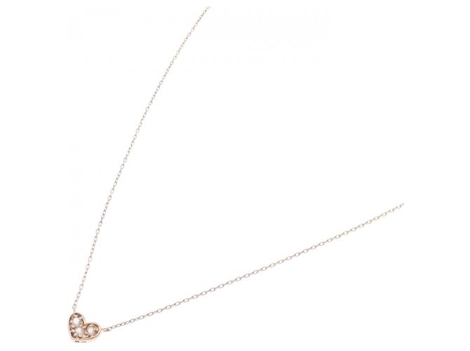Autre Marque Collana in quarzo rosa e oro rosa K10 - vista 2