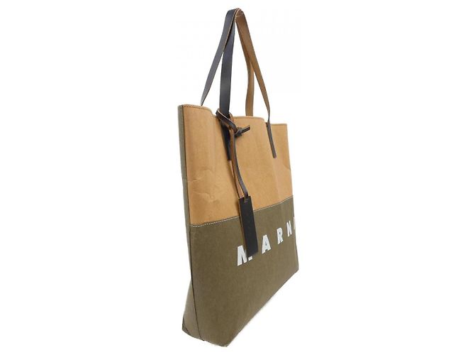 Bolso Marni Castaño Caqui - vista 2