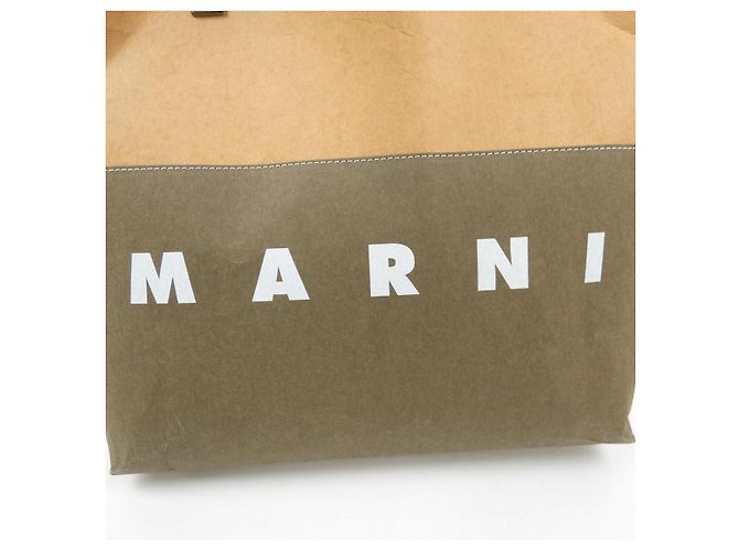 Bolso Marni Castaño Caqui - vista 5