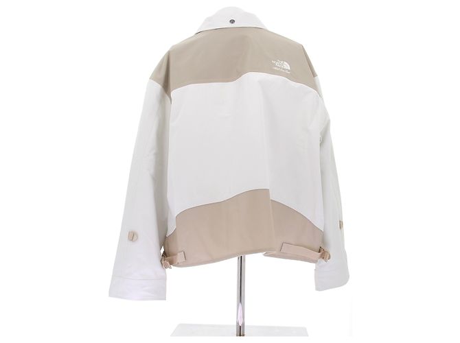 Autre Marque Giacca beige e bianca - vista 2