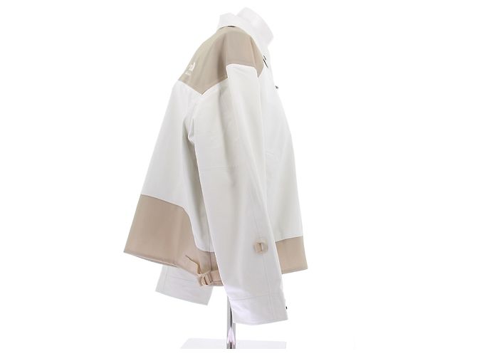 Autre Marque Giacca beige e bianca - vista 3