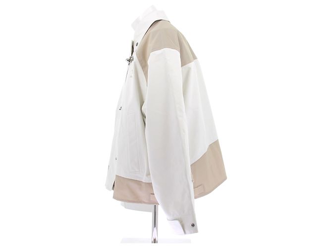 Autre Marque Giacca beige e bianca - vista 4