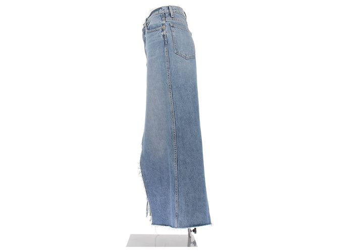 Gonna in denim blu Khaite - vista 4