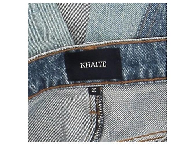 Gonna in denim blu Khaite - vista 5