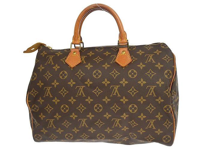 Louis Vuitton Speedy Monogram Canvas 35 Marrone - vista 2