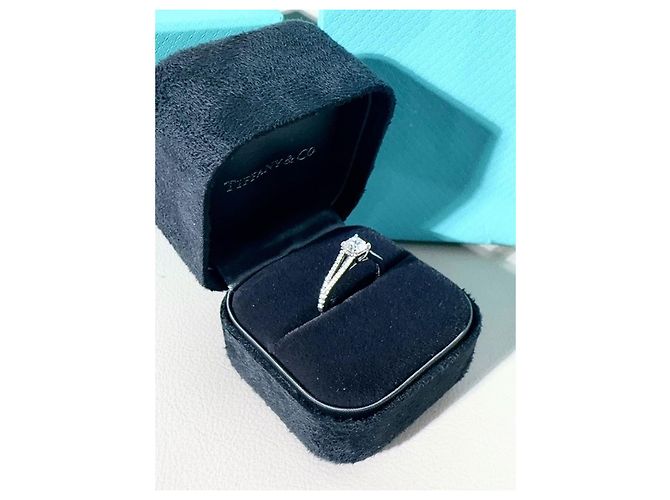 Anello di diamanti Tiffany & Co. Lucida Argento - vista 3