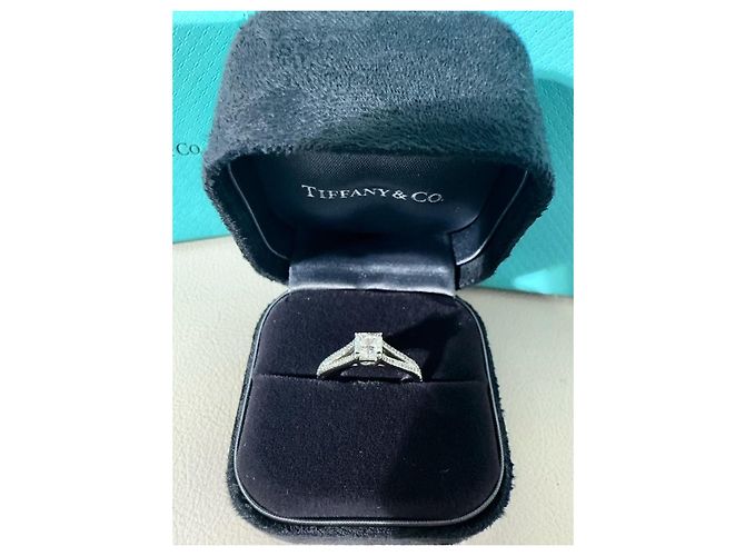Anello di diamanti Tiffany & Co. Lucida Argento - vista 4