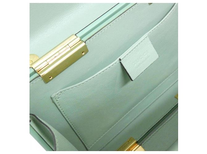 Borsa Gucci Sylvie verde in acrilico - vista 10