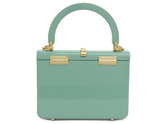 Borsa Gucci Sylvie verde in acrilico - vista 2
