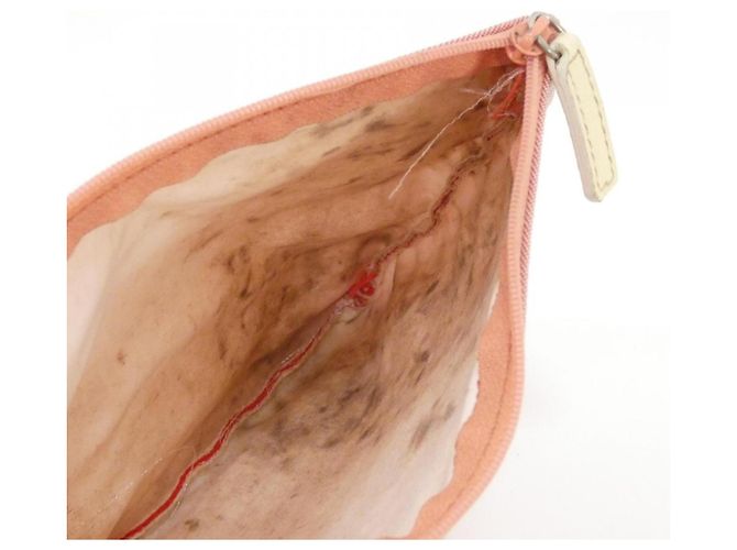 Bulgari Borsa Bvlgari Rosa e Crema in Pelle e Tela Crudo - vista 9