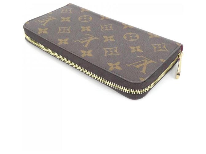 Louis Vuitton Monogram Zippy Wallet Braun Fuschia - Ansicht 2