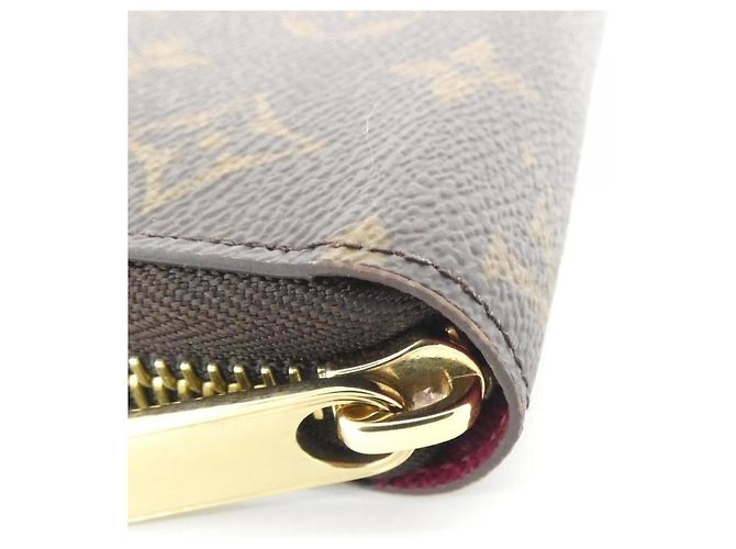 Louis Vuitton Monogram Zippy Wallet Braun Fuschia - Ansicht 3