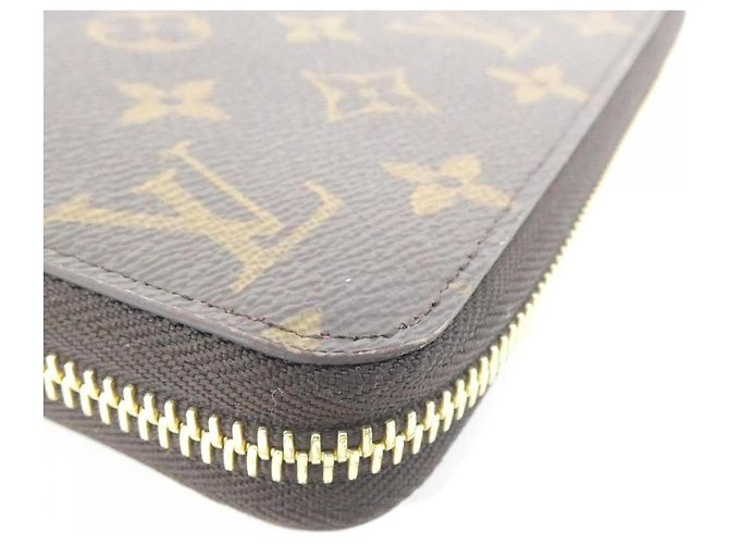 Louis Vuitton Monogram Zippy Wallet Braun Fuschia - Ansicht 4