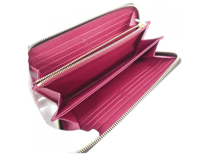 Louis Vuitton Monogram Zippy Wallet Braun Fuschia - Ansicht 5