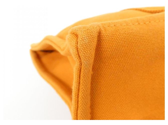 Hermès Sac à main Hermes Deauville PM Orange - vue 2