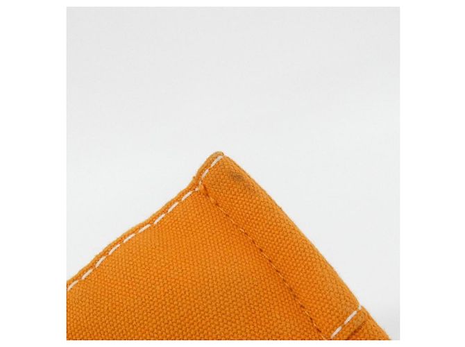 Hermès Sac à main Hermes Deauville PM Orange - vue 3