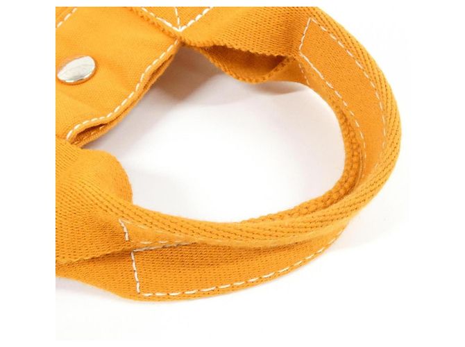 Hermès Sac à main Hermes Deauville PM Orange - vue 5