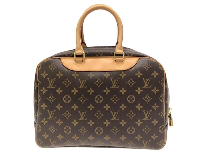 Borsa Louis Vuitton Monogram Bowling Vanity Marrone - vista 2