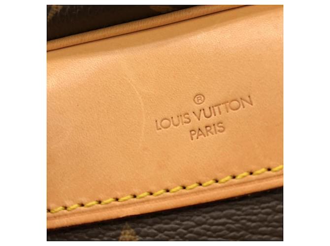 Borsa Louis Vuitton Monogram Bowling Vanity Marrone - vista 4