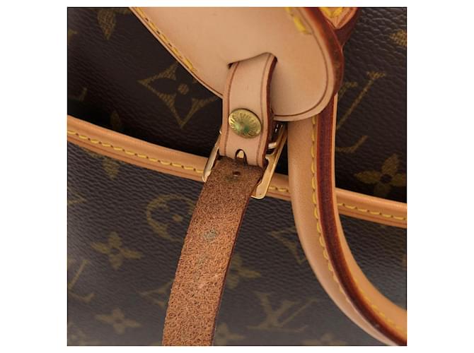 Borsa Louis Vuitton Monogram Bowling Vanity Marrone - vista 5