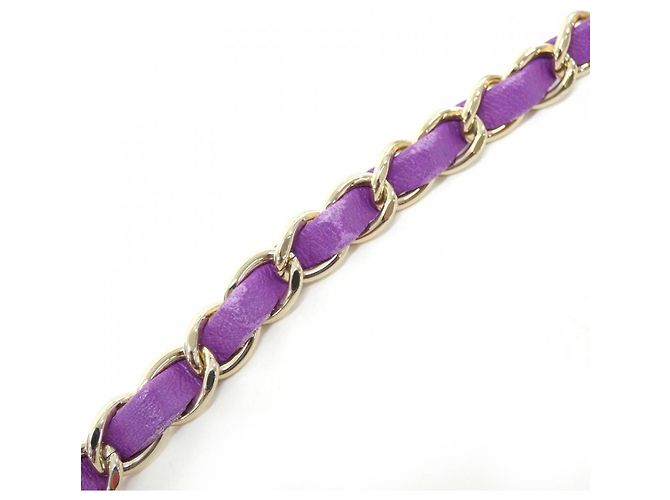 Chanel AS4717 Purple Shoulder Bag - view 6