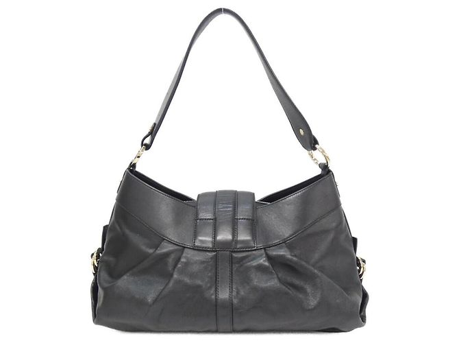 Bulgari Borsa a tracolla in pelle Bvlgari Nero - vista 2