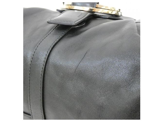Bulgari Borsa a tracolla in pelle Bvlgari Nero - vista 3