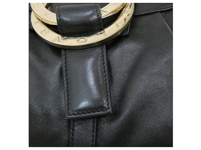 Bulgari Borsa a tracolla in pelle Bvlgari Nero - vista 6