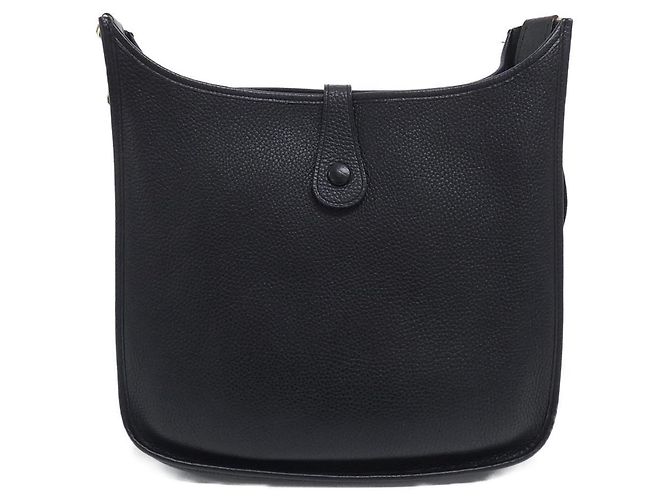 Hermès Borsa a tracolla Hermes Evelyne PM Nero - vista 2
