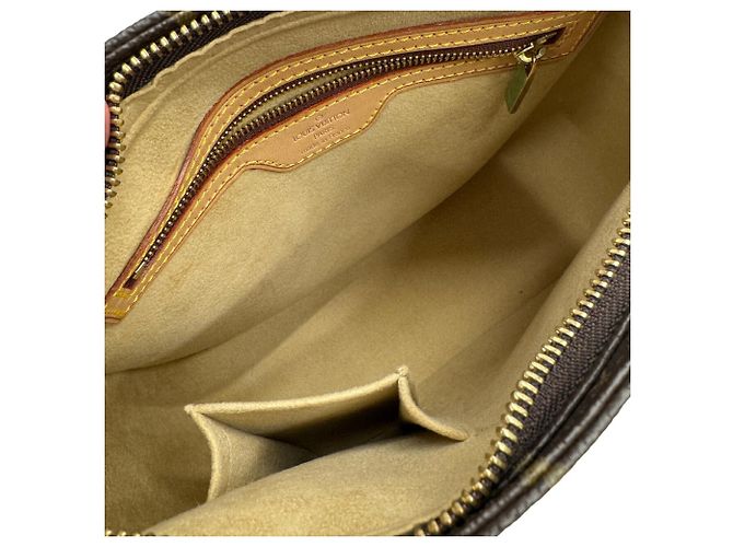 Borsa a Spalla Louis Vuitton Monogram Looping MM Marrone - vista 14