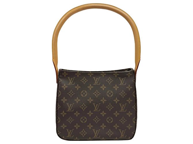 Borsa a Spalla Louis Vuitton Monogram Looping MM Marrone - vista 2