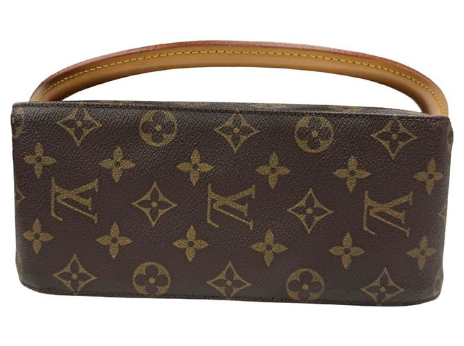 Borsa a Spalla Louis Vuitton Monogram Looping MM Marrone - vista 5