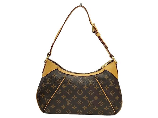 Borsa a Spalla Louis Vuitton Thames PM Monogram Marrone - vista 2