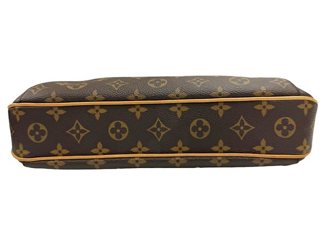 Borsa a Spalla Louis Vuitton Thames PM Monogram Marrone - vista 3