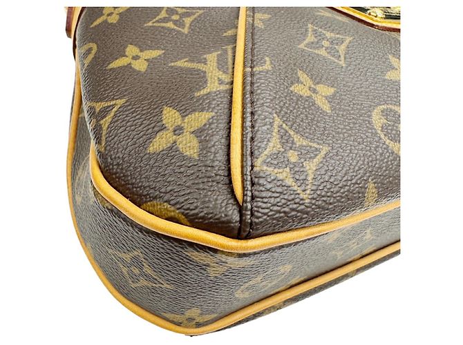 Borsa a Spalla Louis Vuitton Thames PM Monogram Marrone - vista 4