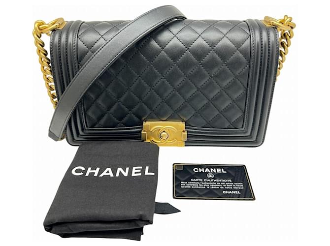 Borsa a Spalla Boy Matelassé Chanel Nero - vista 15