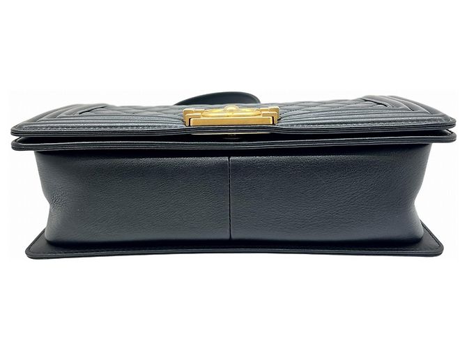 Borsa a Spalla Boy Matelassé Chanel Nero - vista 4