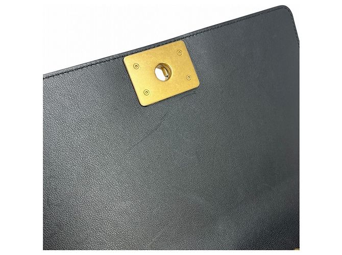 Borsa a Spalla Boy Matelassé Chanel Nero - vista 8